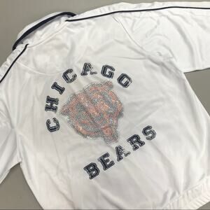 NFL Team Apparel Chicago Bears Womens Jacket Coat Bling Glimmer Size Medium NWT